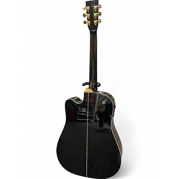 Used Zager ZAD-900CE Black Acoustic Electric Guitar