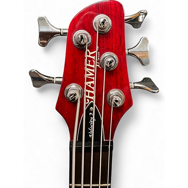 Used Hamer XT VELOCITY 2 RED Electric Bass Guitar