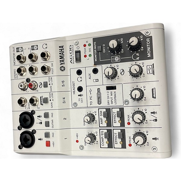 Used Yamaha ag06 Unpowered Mixer | Guitar Center