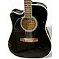 Used Takamine EF341SC Left Handed Black Acoustic Electric Guitar thumbnail