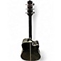 Used Takamine EF341SC Left Handed Black Acoustic Electric Guitar