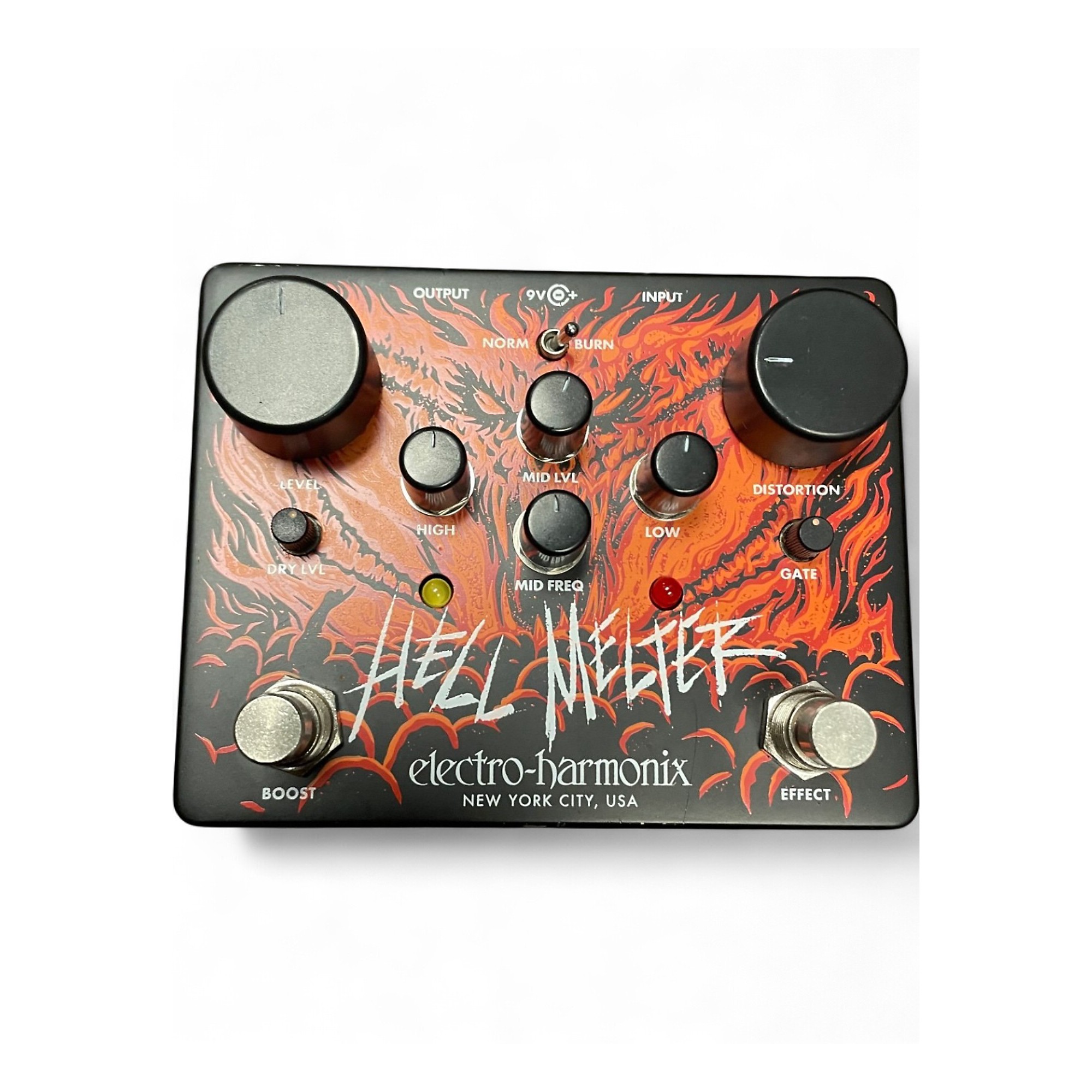 Used Electro-Harmonix Hell Melter Distortion Effect Pedal