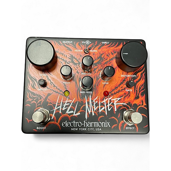 Used Electro-Harmonix Hell Melter Distortion Effect Pedal