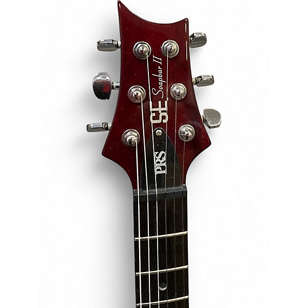 Used PRS SE SOAPBAR II Cherry Solid Body Electric Guitar