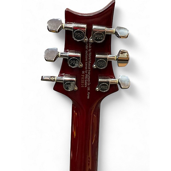 Used PRS SE SOAPBAR II Cherry Solid Body Electric Guitar