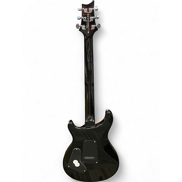 Used PRS SE Custom 24 Black Gold Sunburst Solid Body Electric Guitar