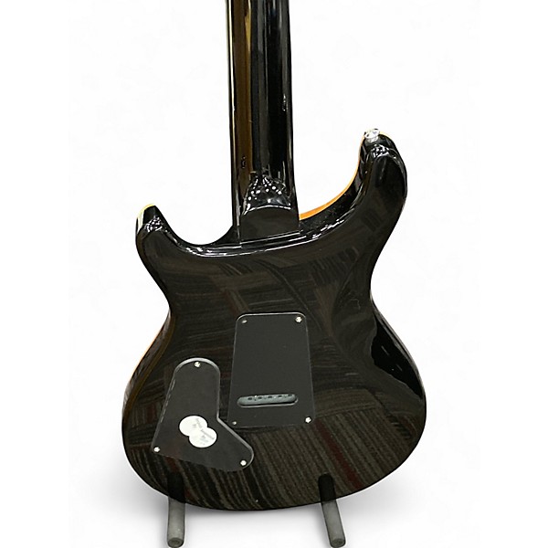 Used PRS SE Custom 24 Black Gold Sunburst Solid Body Electric Guitar