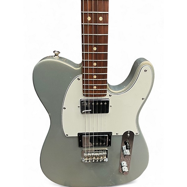 Used Fender Player Telecaster HH Silver Solid Body Electric Guitar
