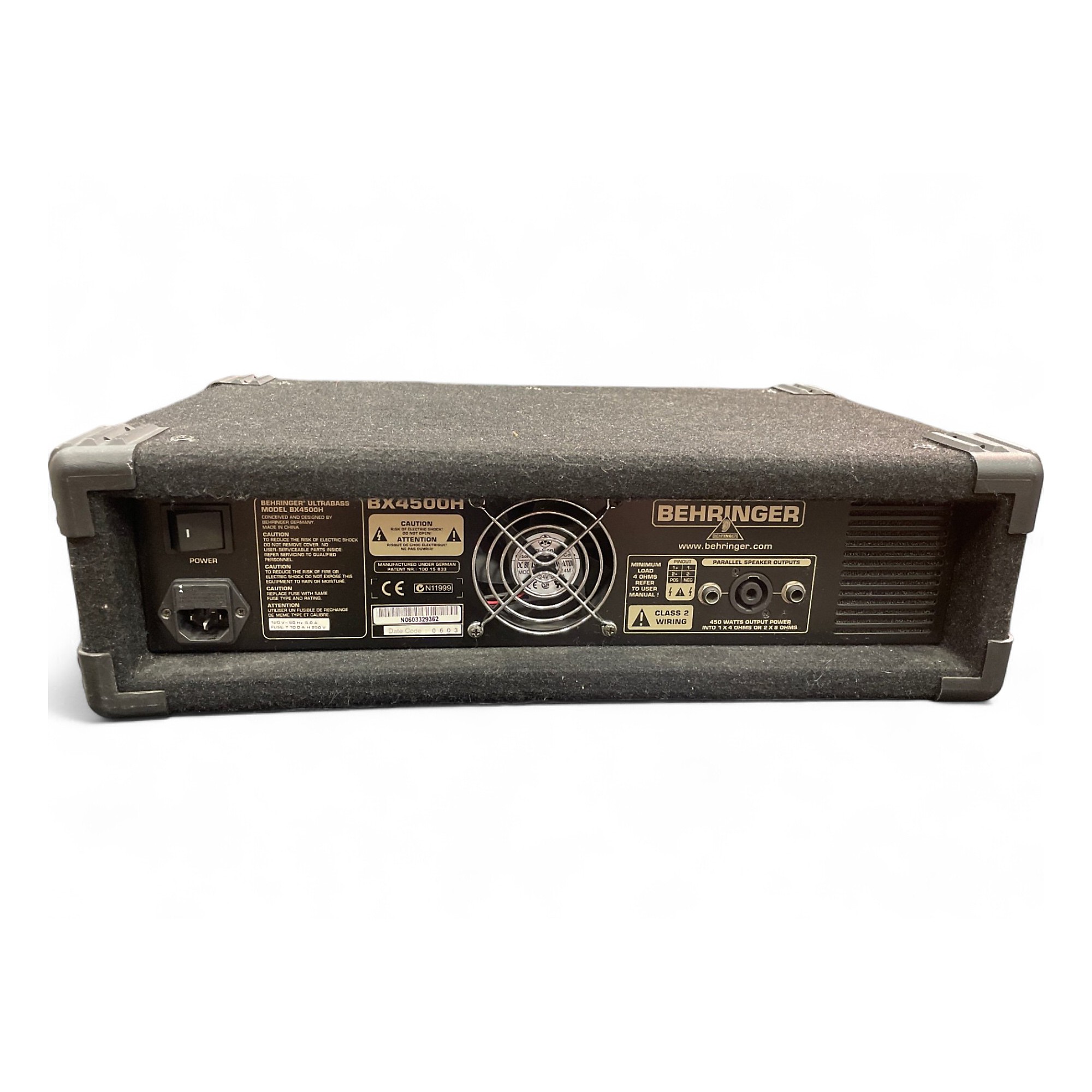 Used Behringer ULTRA BASS BX4500H Bass Amp Head | Guitar Center