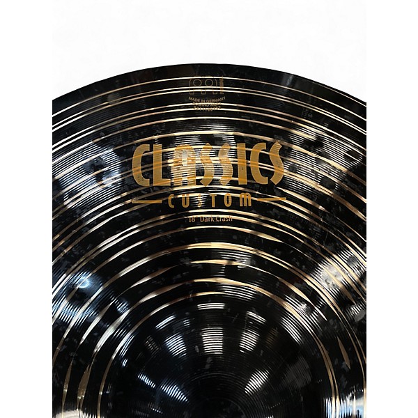 Used MEINL 18in Classic Custom Dark Crash Cymbal
