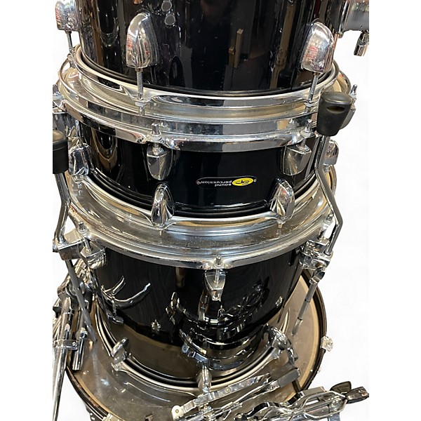 Used SPL 5 Piece UNITY Black Drum Kit