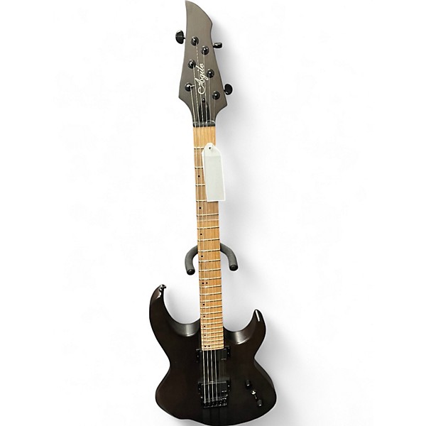 Used Agile Double Cut baritone Black Baritone Guitars