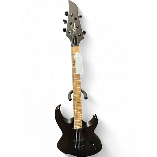 Used Agile Double Cut baritone Black Baritone Guitars