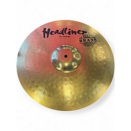 Used Headliner 16in Brass Crash Cymbal