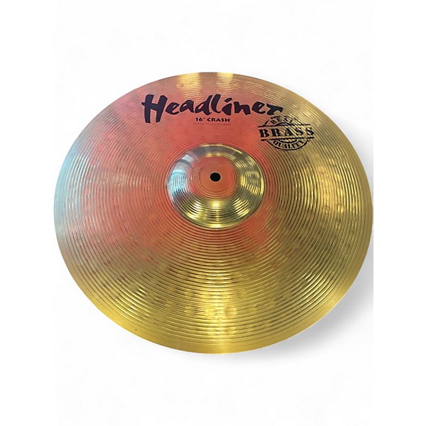Used Headliner 16in Brass Crash Cymbal