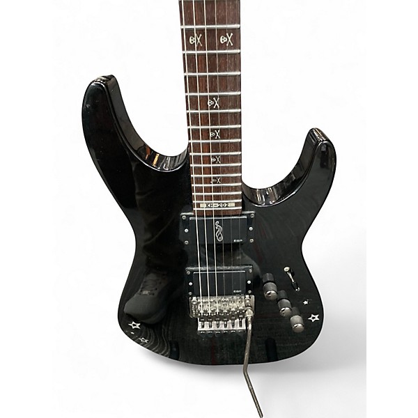 Used ESP LTD KH202 Kirk Hammett Signature Black Solid Body Electric Guitar