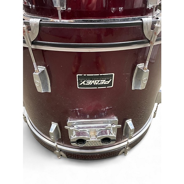 Used Peavey 5 Piece INTERNATIONAL SERIES II RED Drum Kit