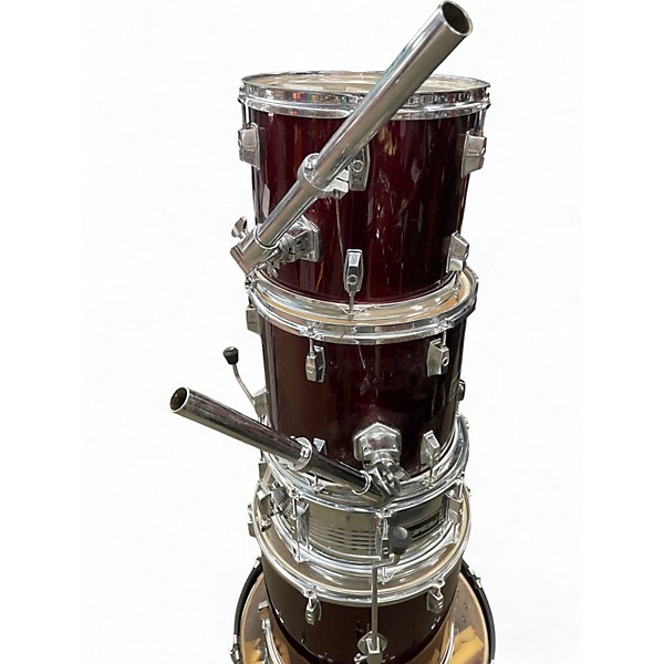 Used Peavey 5 Piece INTERNATIONAL SERIES II RED Drum Kit