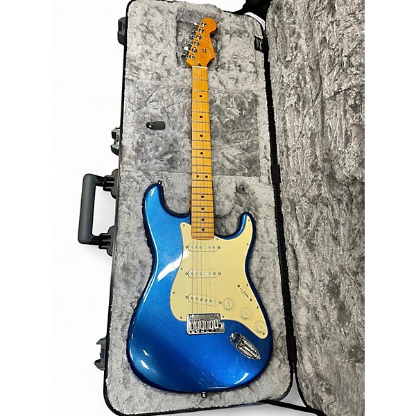 Used 2022 Fender American Ultra Stratocaster cobalt blue Solid Body Electric Guitar