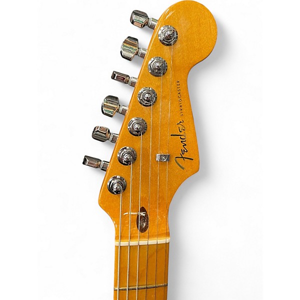 Used 2022 Fender American Ultra Stratocaster cobalt blue Solid Body Electric Guitar