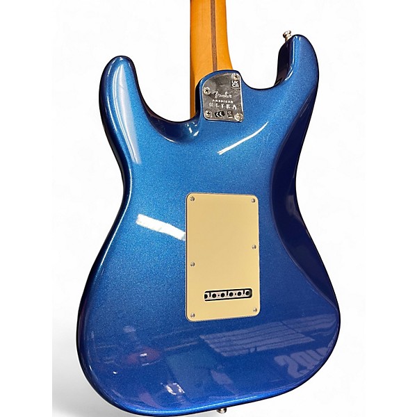 Used 2022 Fender American Ultra Stratocaster cobalt blue Solid Body Electric Guitar