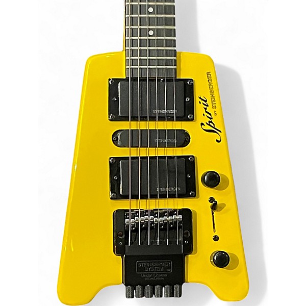 Used 2021 Steinberger Spirit HSH Yellow Electric Guitar