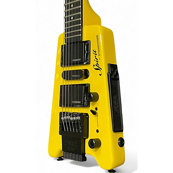 Used 2021 Steinberger Spirit HSH Yellow Electric Guitar