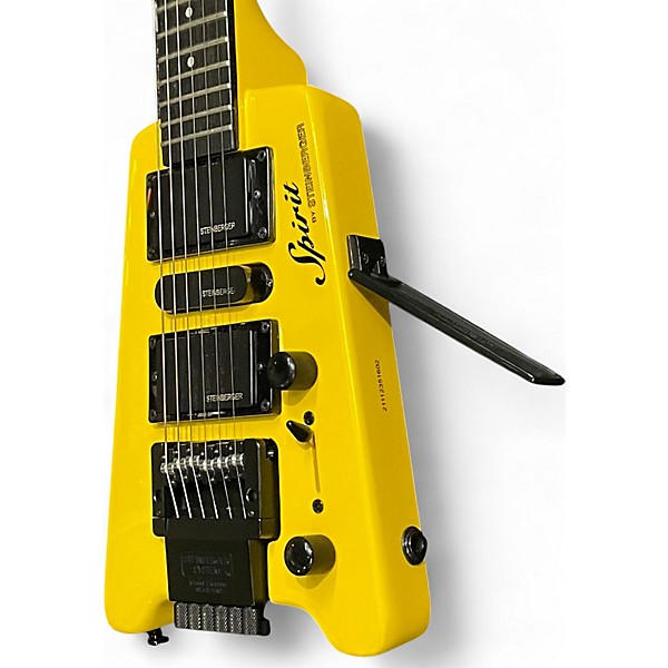 Used 2021 Steinberger Spirit HSH Yellow Electric Guitar