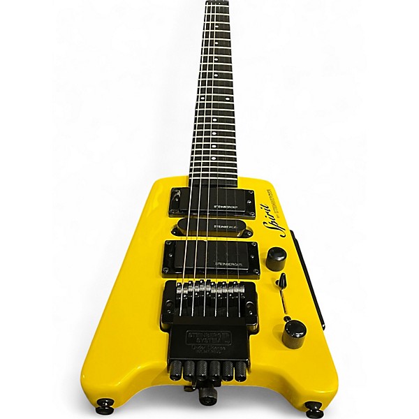 Used 2021 Steinberger Spirit HSH Yellow Electric Guitar