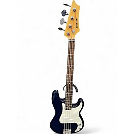 Used Johnson  Precision  Navy Blue Electric Bass Guitar