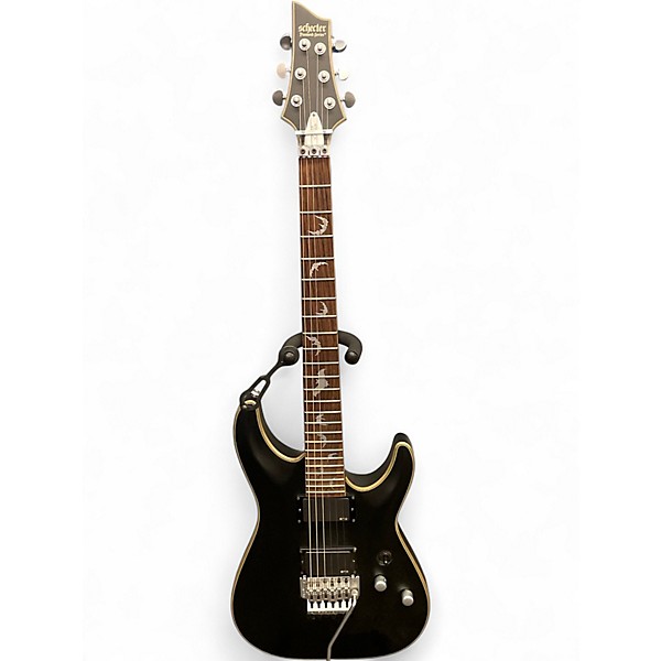 Used Schecter Guitar Research Diamond Series PT BLACK Solid Body Electric Guitar