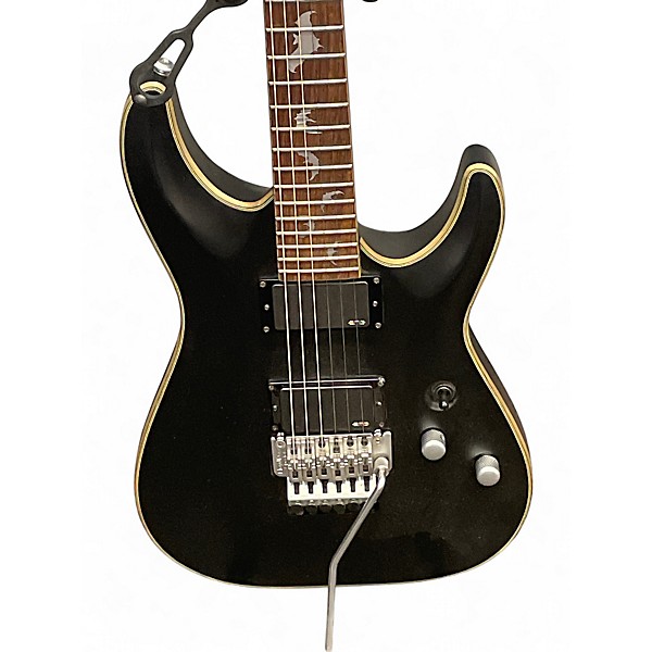 Used Schecter Guitar Research Diamond Series PT BLACK Solid Body Electric Guitar