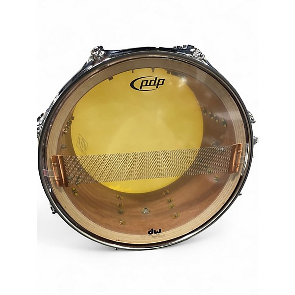 Used PDP by DW 13X7 Concept Series Snare Brown Drum