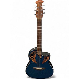 Used Ovation CE44P 2 Tone Sunburst Acoustic Electric Guitar