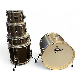 Used Gretsch Drums 5 Piece Energy GRAY STEEL Drum Kit