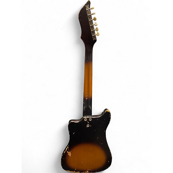 Used 1960s Kay K100 VANGUARD 2 Tone Sunburst Solid Body Electric Guitar