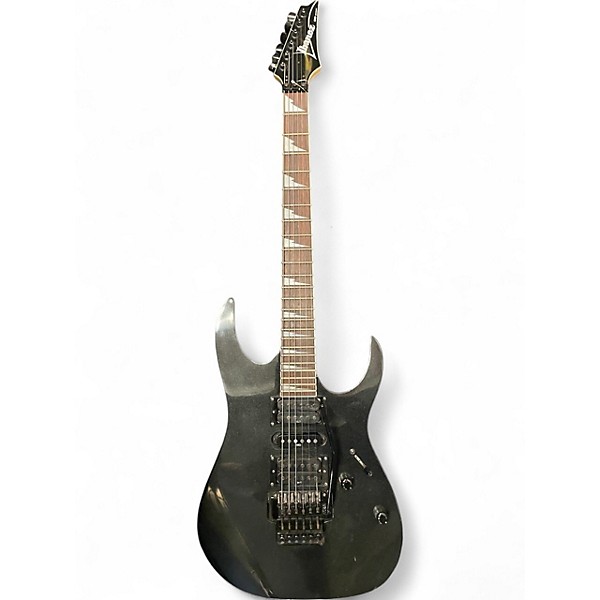 Used 2019 Ibanez RG470DX Black Sparkle Solid Body Electric Guitar
