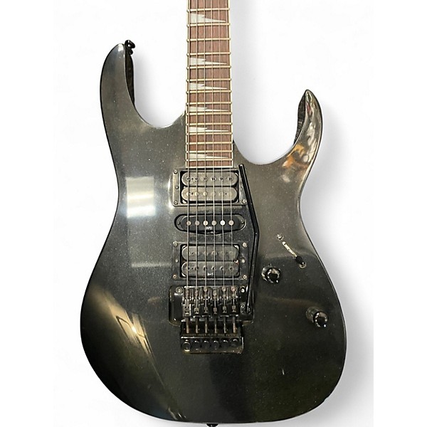 Used 2019 Ibanez RG470DX Black Sparkle Solid Body Electric Guitar