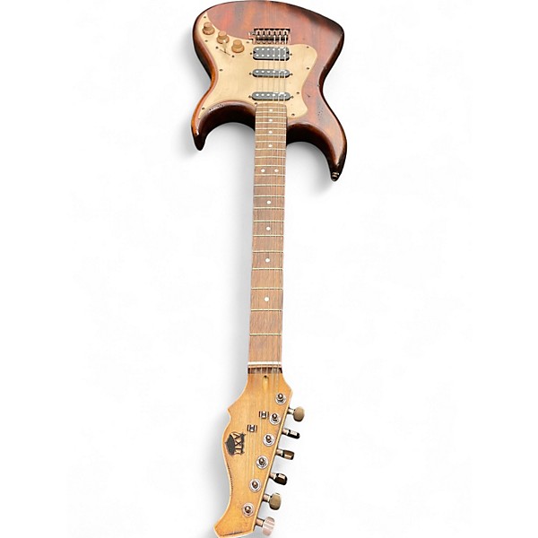 Used AXL BADWATER DISTRESSED NATURAL Solid Body Electric Guitar