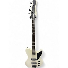 Used Schecter Guitar Research ULTRA BASS White Electric Bass Guitar