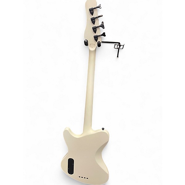 Used Schecter Guitar Research ULTRA BASS White Electric Bass Guitar