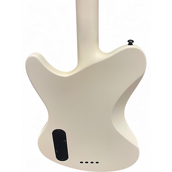 Used Schecter Guitar Research ULTRA BASS White Electric Bass Guitar