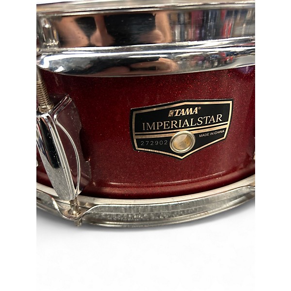 Used TAMA 5X14 Imperialstar Snare RED SPARKLE Drum