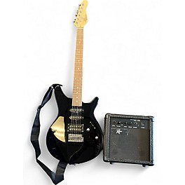 Used Rogue Rocketeer Black Electric Guitar Pack