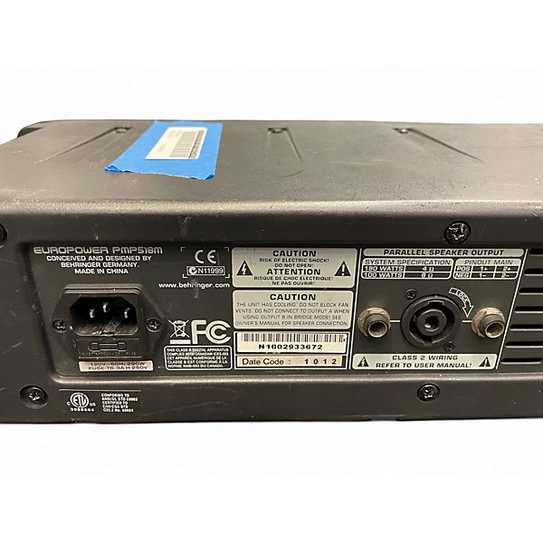 Used Behringer PMP518M Powered Mixer