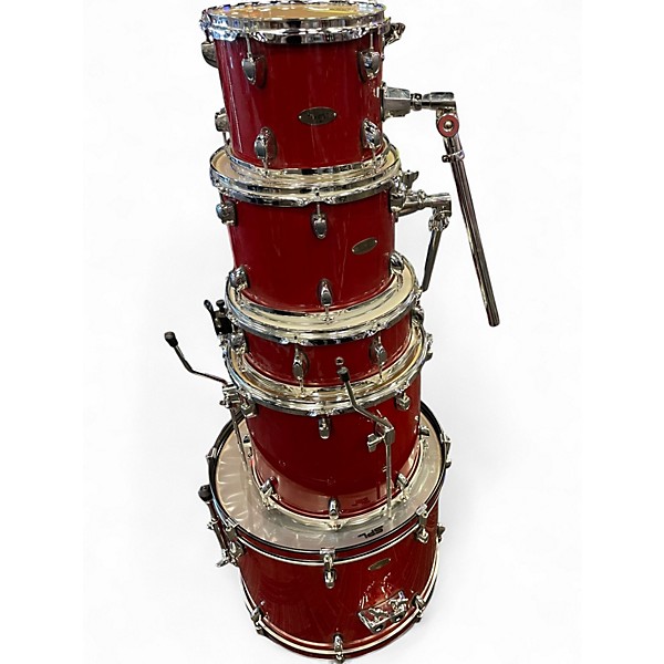 Used SPL 5 Piece UNITY II RED Drum Kit