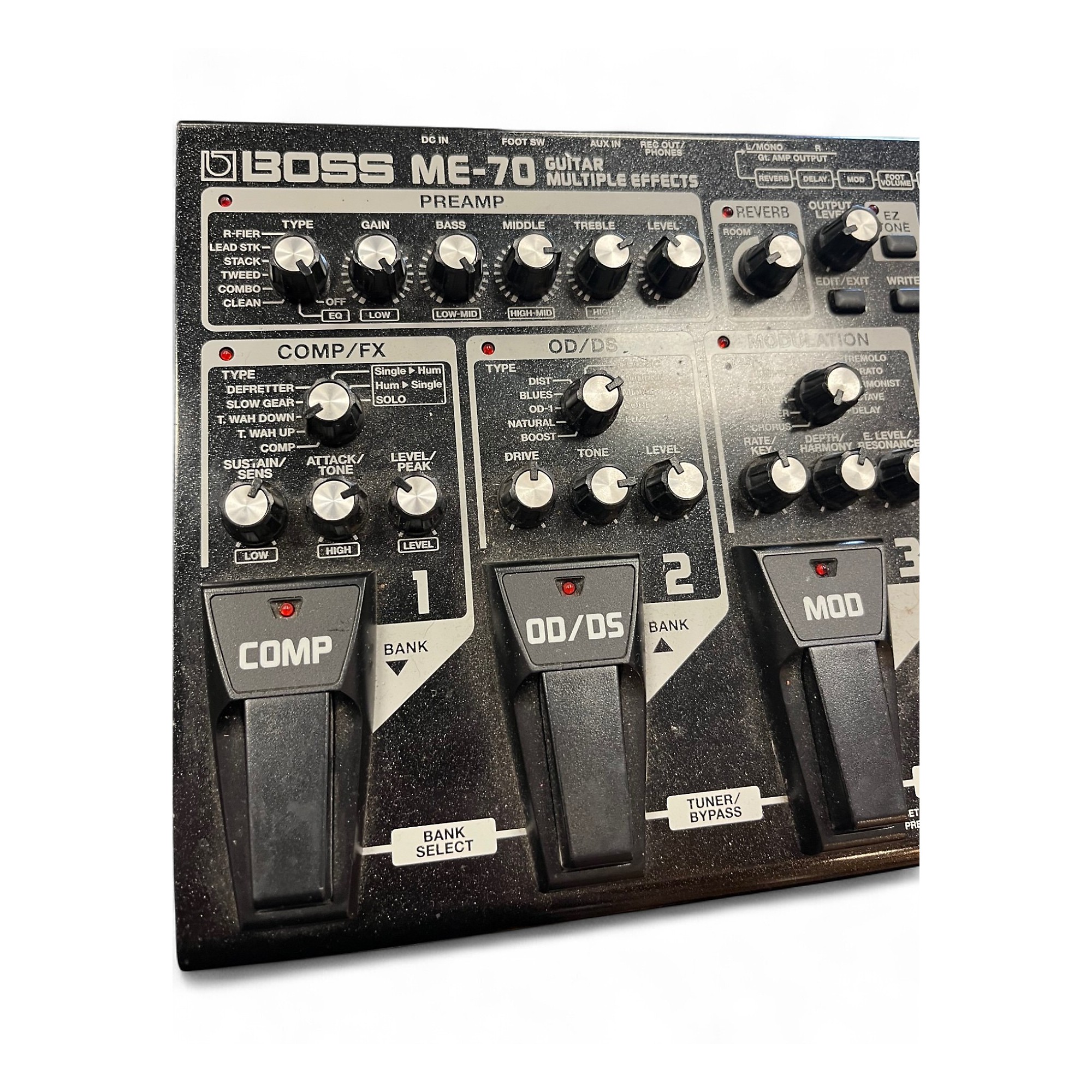 Boss ME-70 Multiple Effects Guitar Effect Pedal Test