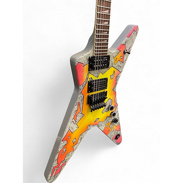 Used Dean Dimebag Concrete Sledge ML Custom Graphic Solid Body Electric Guitar