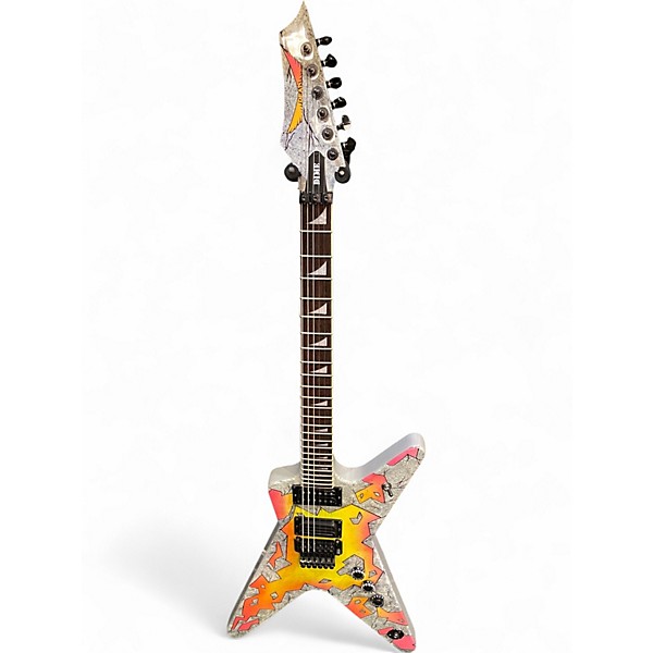 Used Dean Dimebag Concrete Sledge ML Custom Graphic Solid Body Electric Guitar