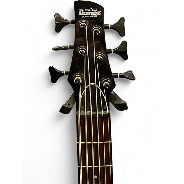 Used Ibanez GSR206 6 String Walnut Electric Bass Guitar